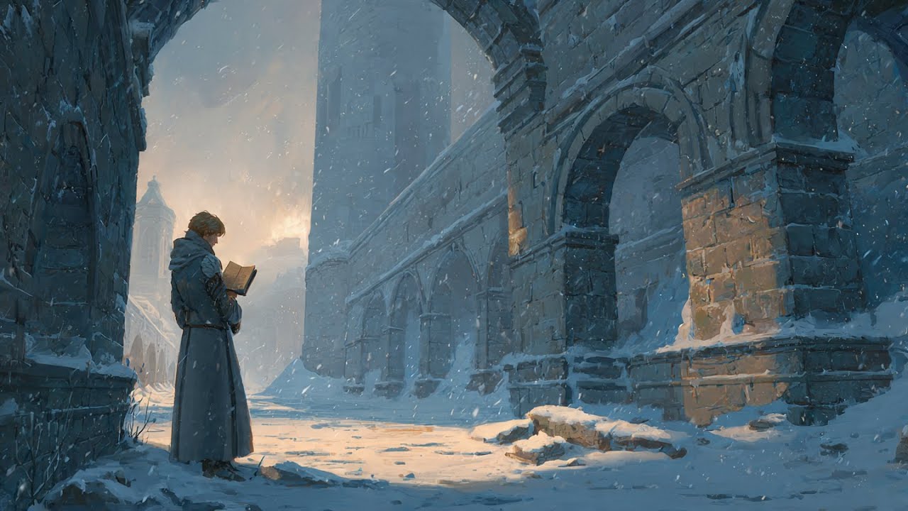 Celtic Fantasy Music – Quiet Scholar Reading in Frozen Ruins / Study & Deep Focus Music