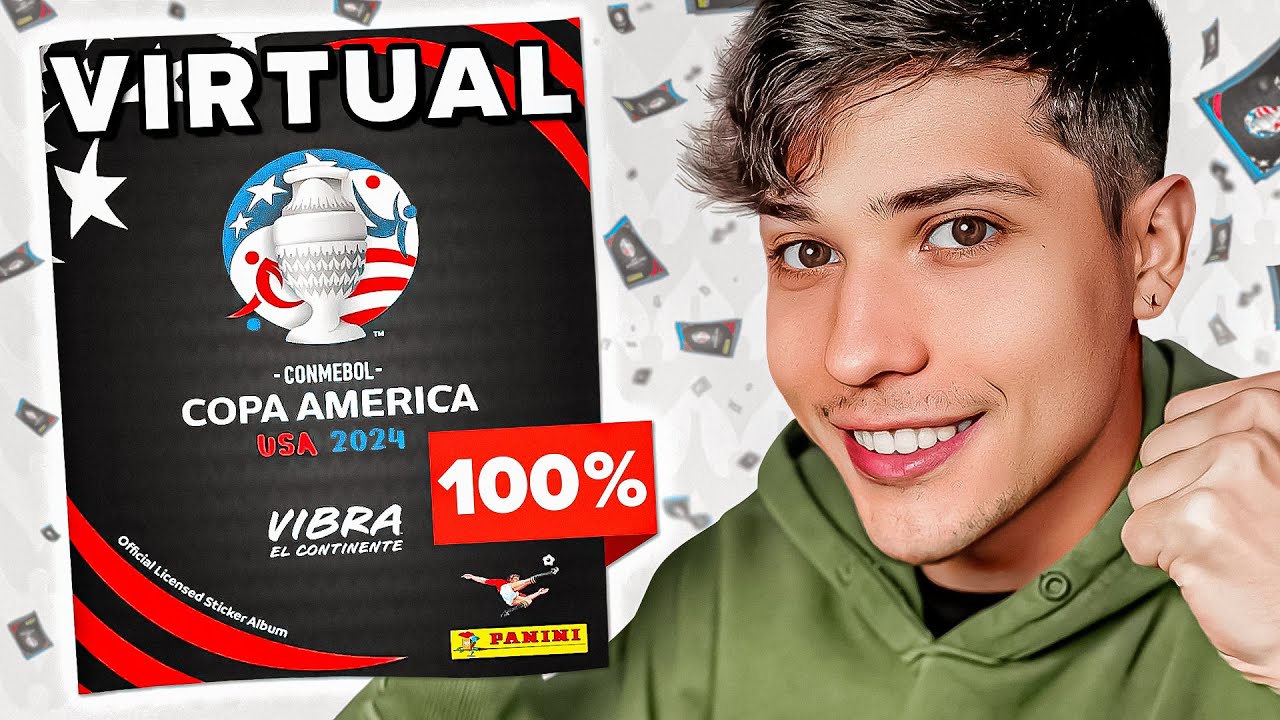 100% COMPLETO! ÁLBUM VIRTUAL de FIGURITAS COPA AMERICA USA 2024