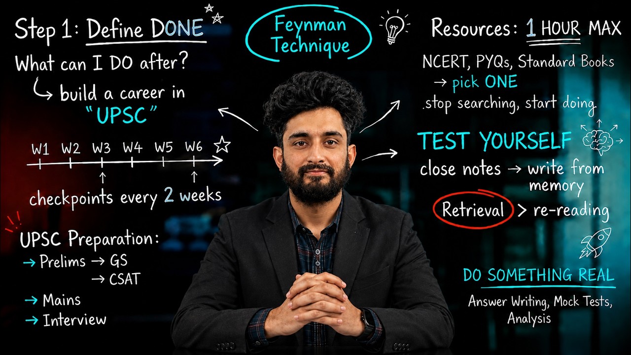 The *SELF-STUDY* Blueprint for UPSC Aspirants...