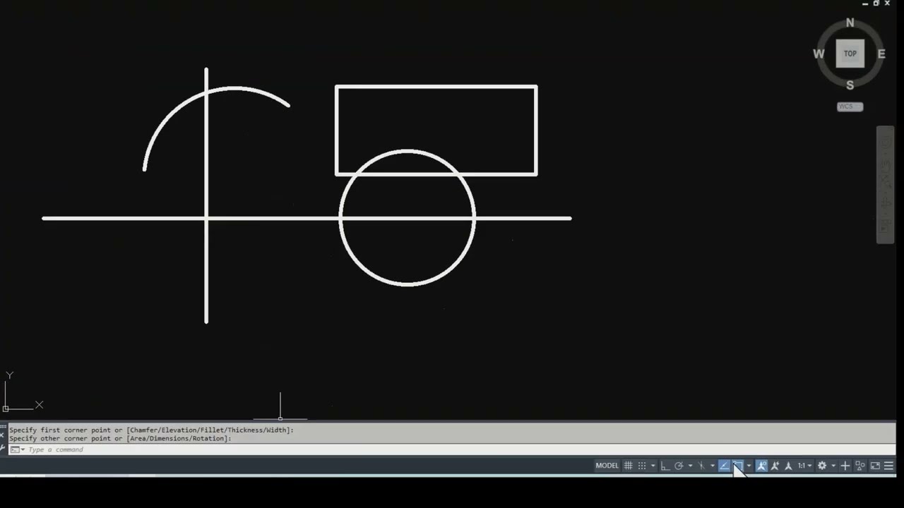 AutoCAD Intersection Snap