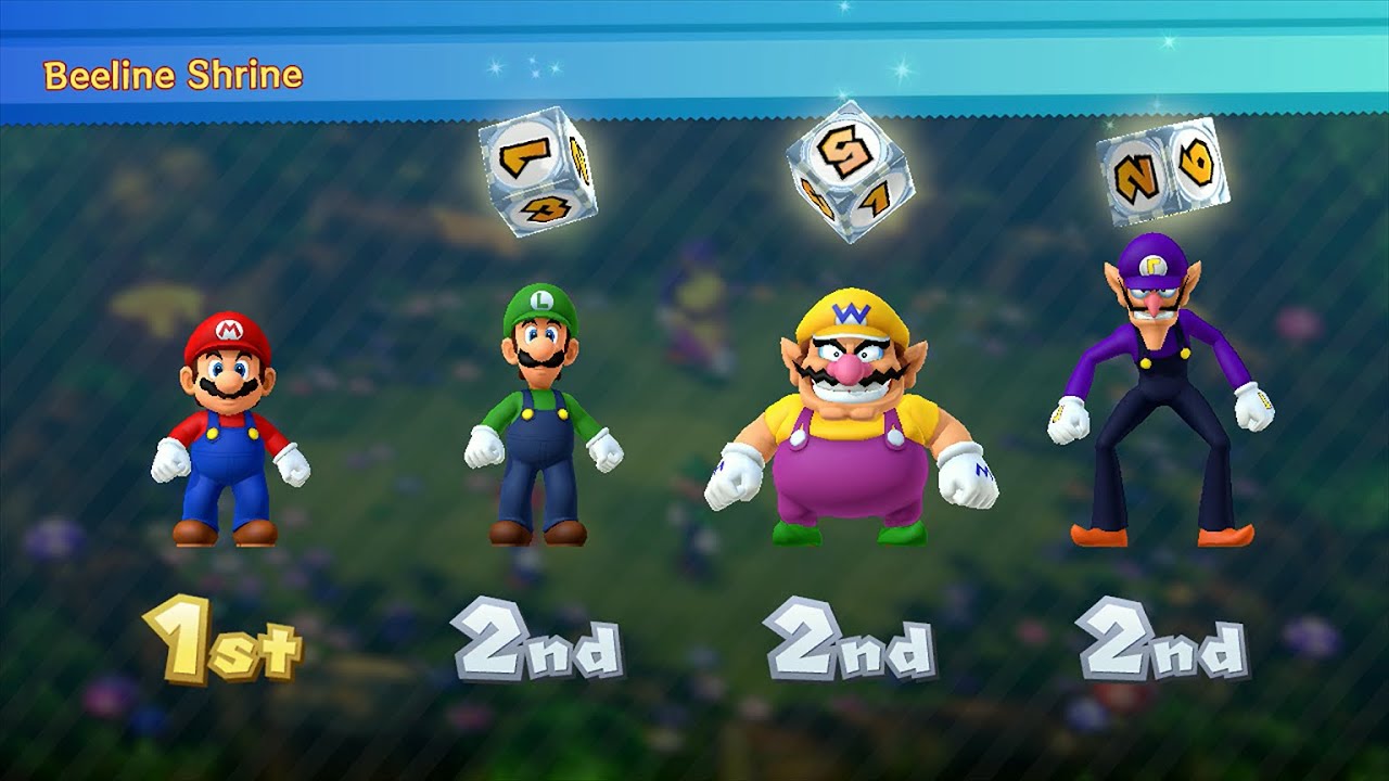 Mario Party 10 - Mario vs Luigi vs Wario vs Waluigi - Chaos Castle