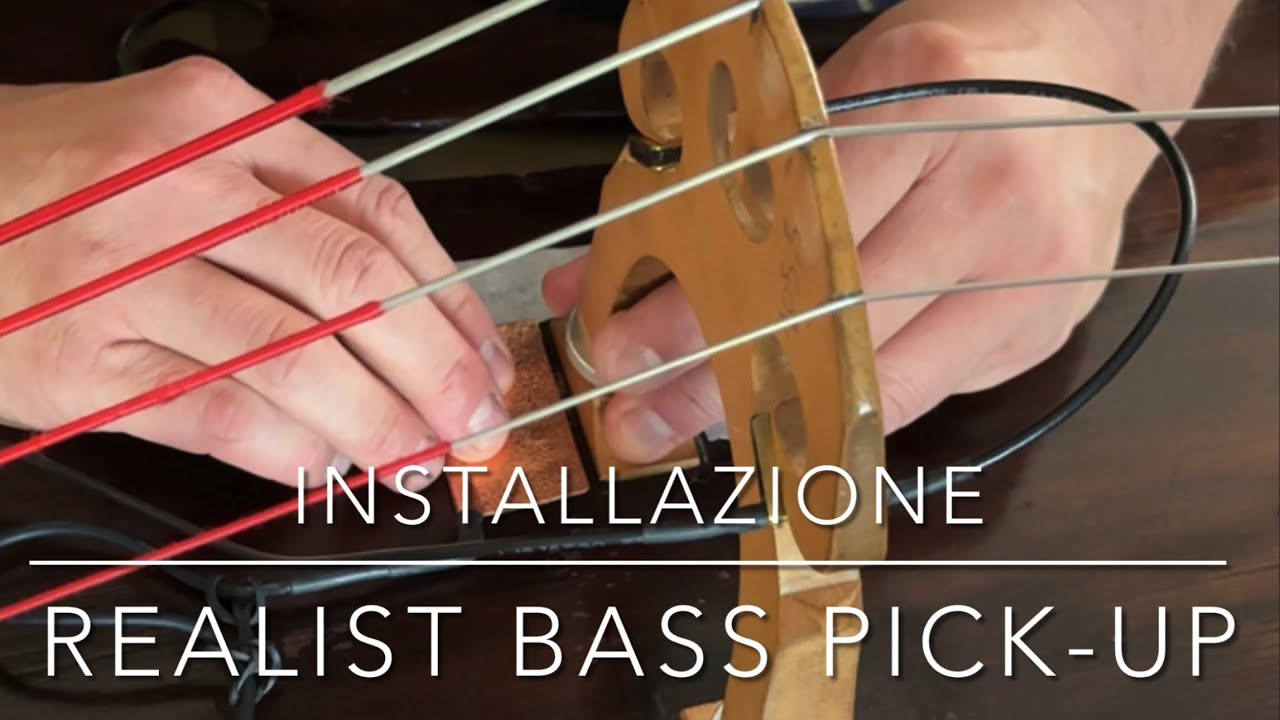 Realist Bass Pick-up installazione italiano
