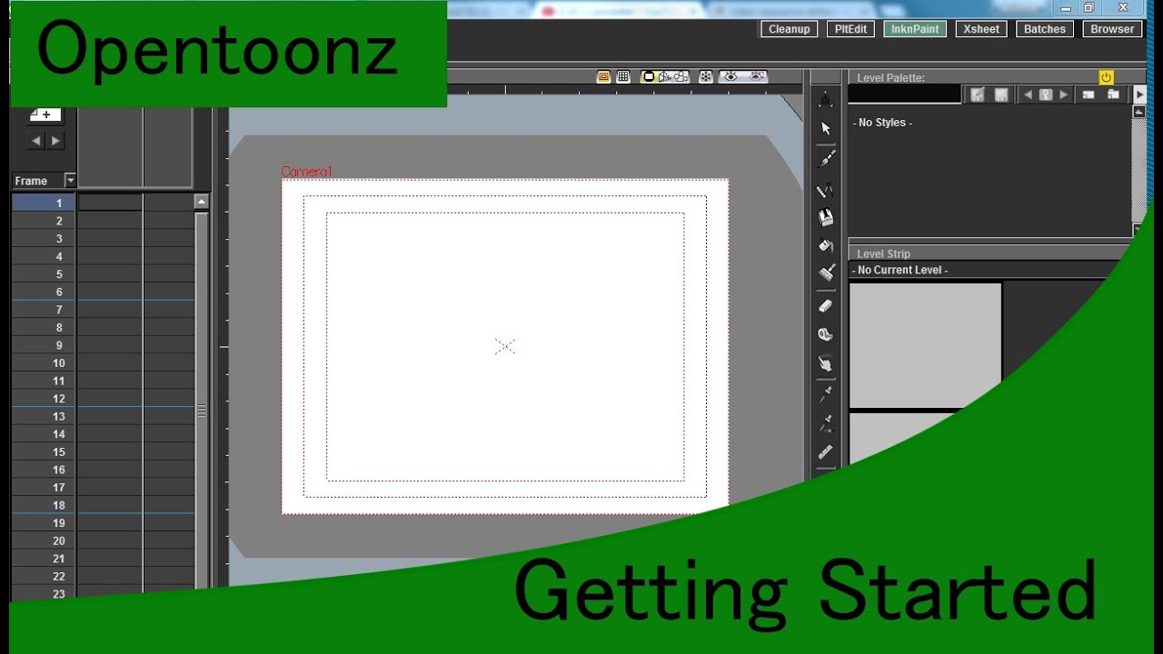 Opentoonz: getting started