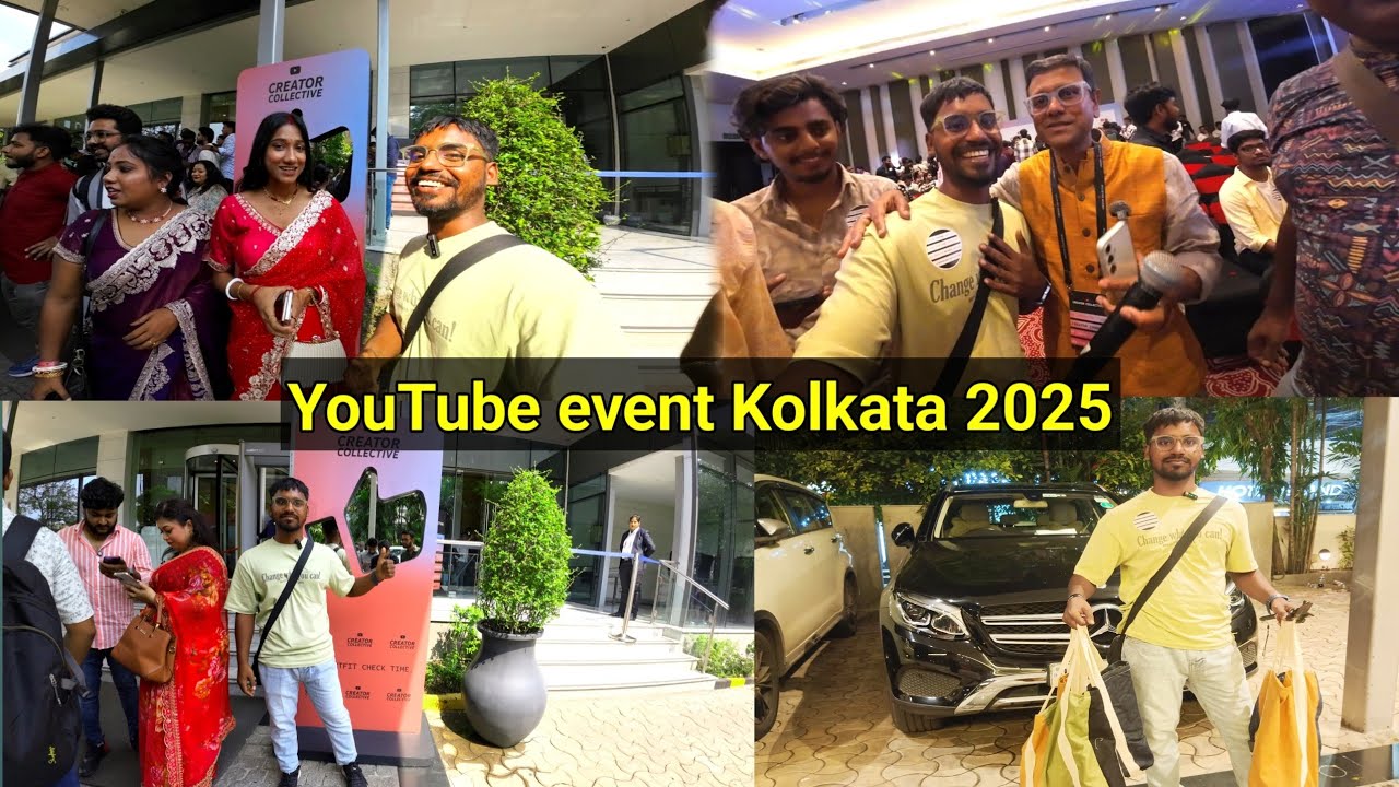 YouTube creator collective 2025 kolkata || Kolkata YouTube event-2025 ❤