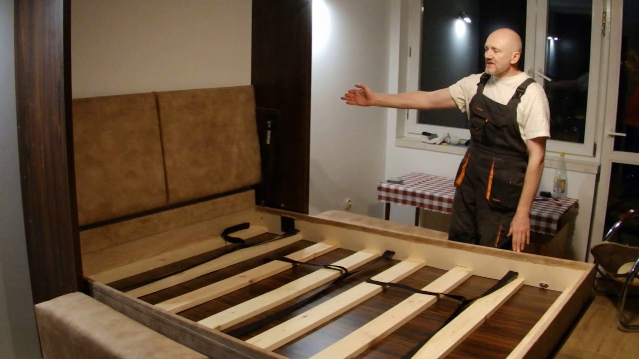 Łóżko w szafie z sofą murphy bed & sofa