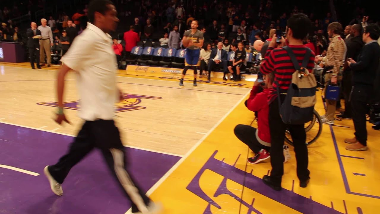 Stephen Curry Warm-up @ Staples Center (Part 2)