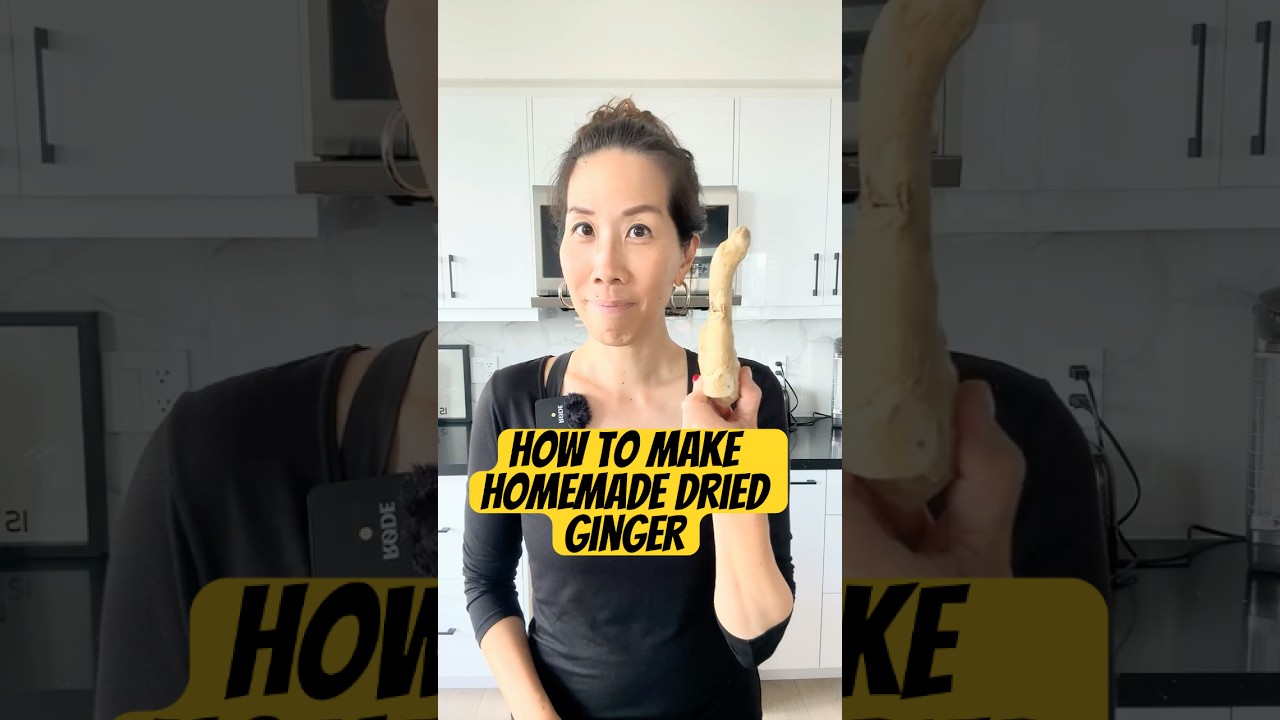 How to Make Dried Ginger at Home