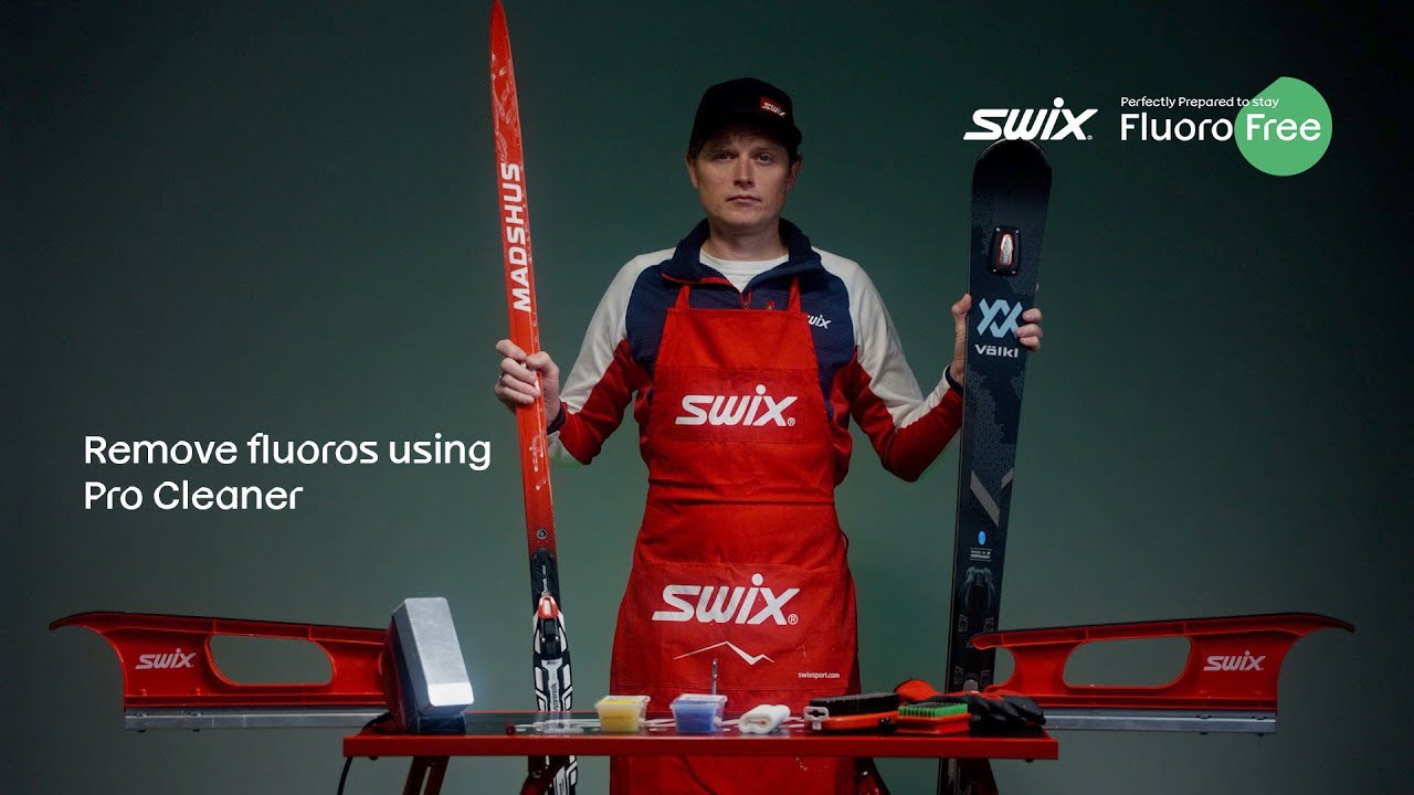 How to clean skis for fluoros using our Pro Cleaner