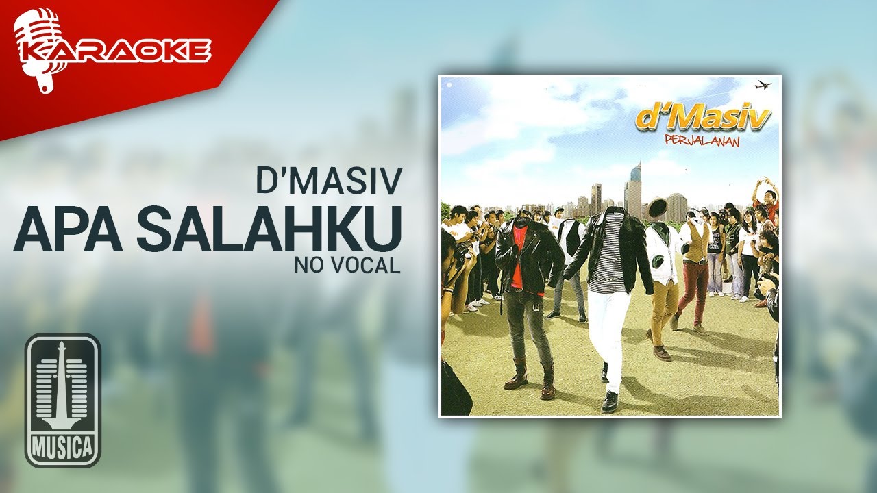 D'MASIV - Apa Salahku (Official Karaoke Video) | No Vocal - Female Version