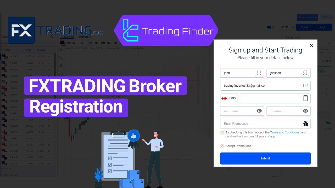 FXTrading Registration 2025 Tutorial [Sign-up in 5 minutes] -  [TFlab]