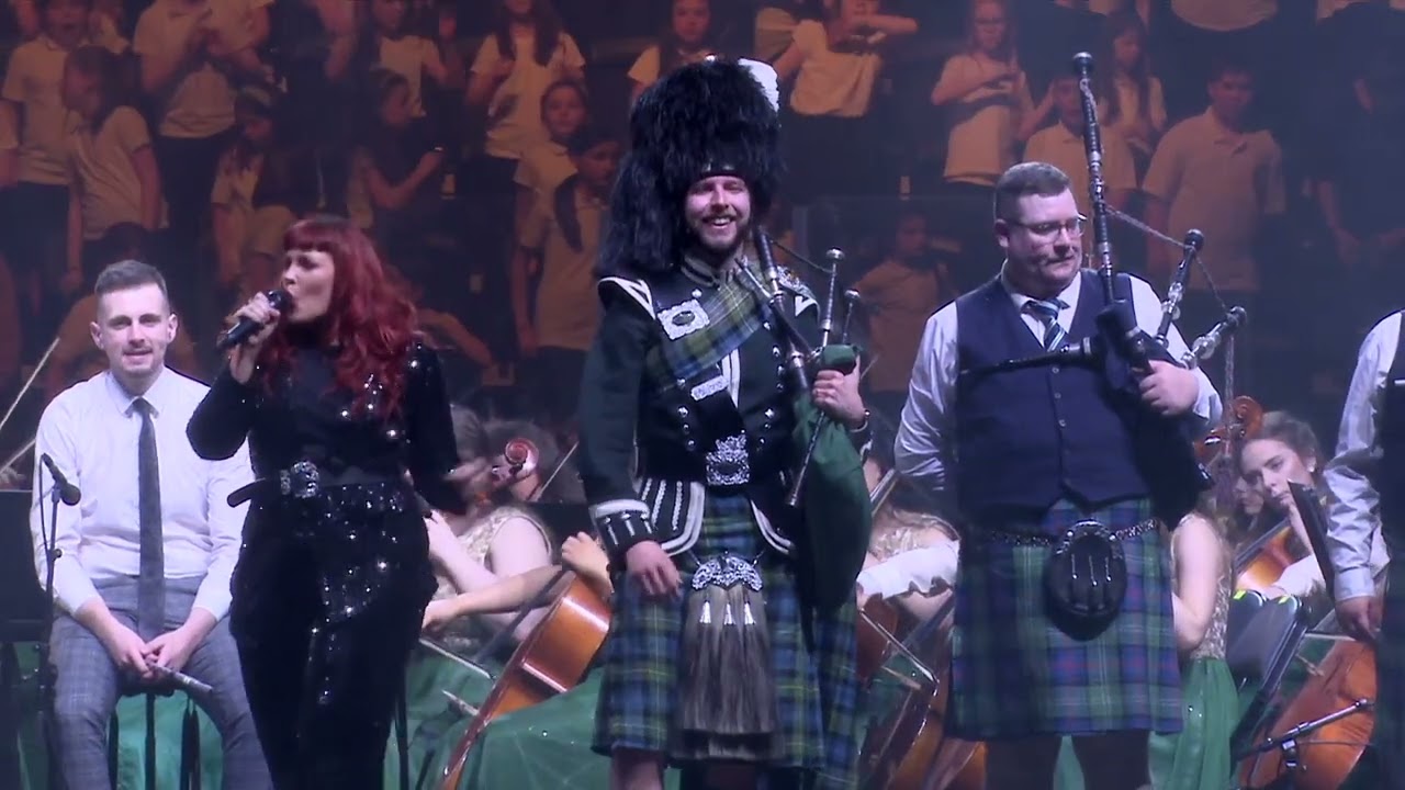You're The Voice,  John Farnham. Featuring Lauren Murphy, Pipes & Drums.  Belfast Peace Proms 2023