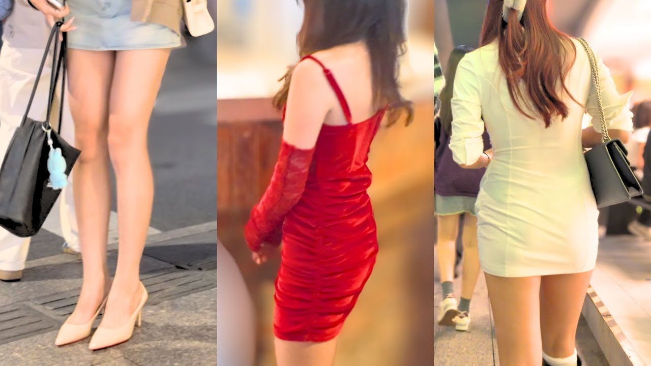 4K China City Walk | 👠Street scene and lots of women out on the Streets during Christmas, Guangzhou.
