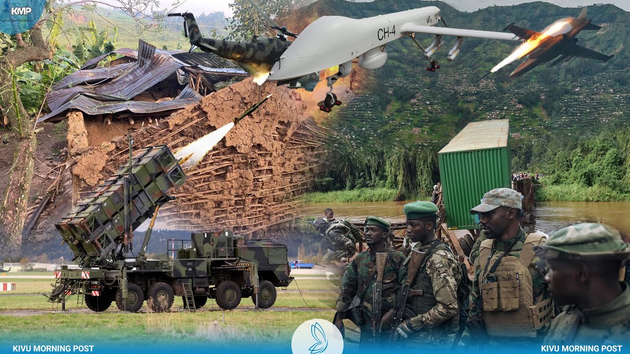 RDC VS M23 : BOMBARDEMENTS DES DRONES CH-4 DES FARDC À WALIKALE ET RUTSHURU