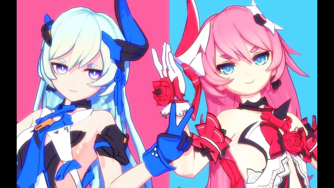 【MMD】Honkai Impact 3rd (崩坏3rd)  ロザリア & リリア 『劣等上等 / BRING IT ON』