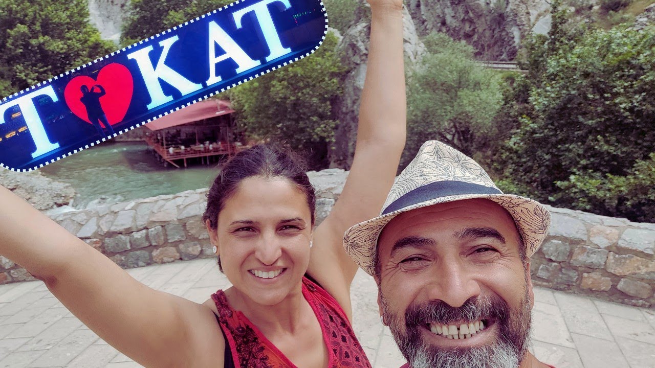 TOKAT' I YEDİK  kebabı yağlı katmer yoğurtmaç Tarihi Taşhan Hıdırlık köprüsü ücretsiz karavan l1h2