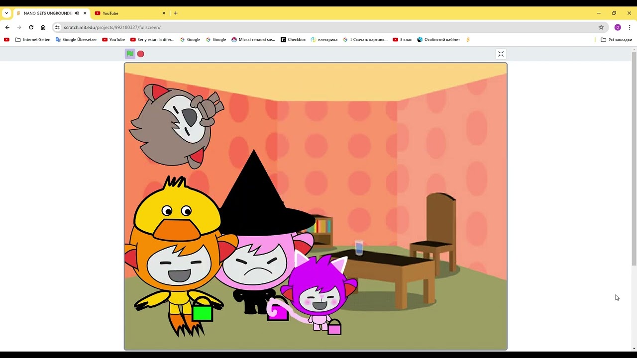 NANO GETS UNGROUNDED ON HALLOWEEN!!  ON SPANISH remix on Scratch   Google Chrome 2024 04 19 17 39 57