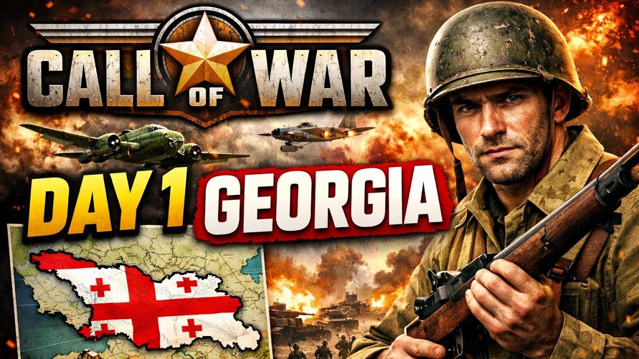 Call of War, День 1 – Первые ходы Грузии 🇬🇪 | Стратегия на ранней стадии игры