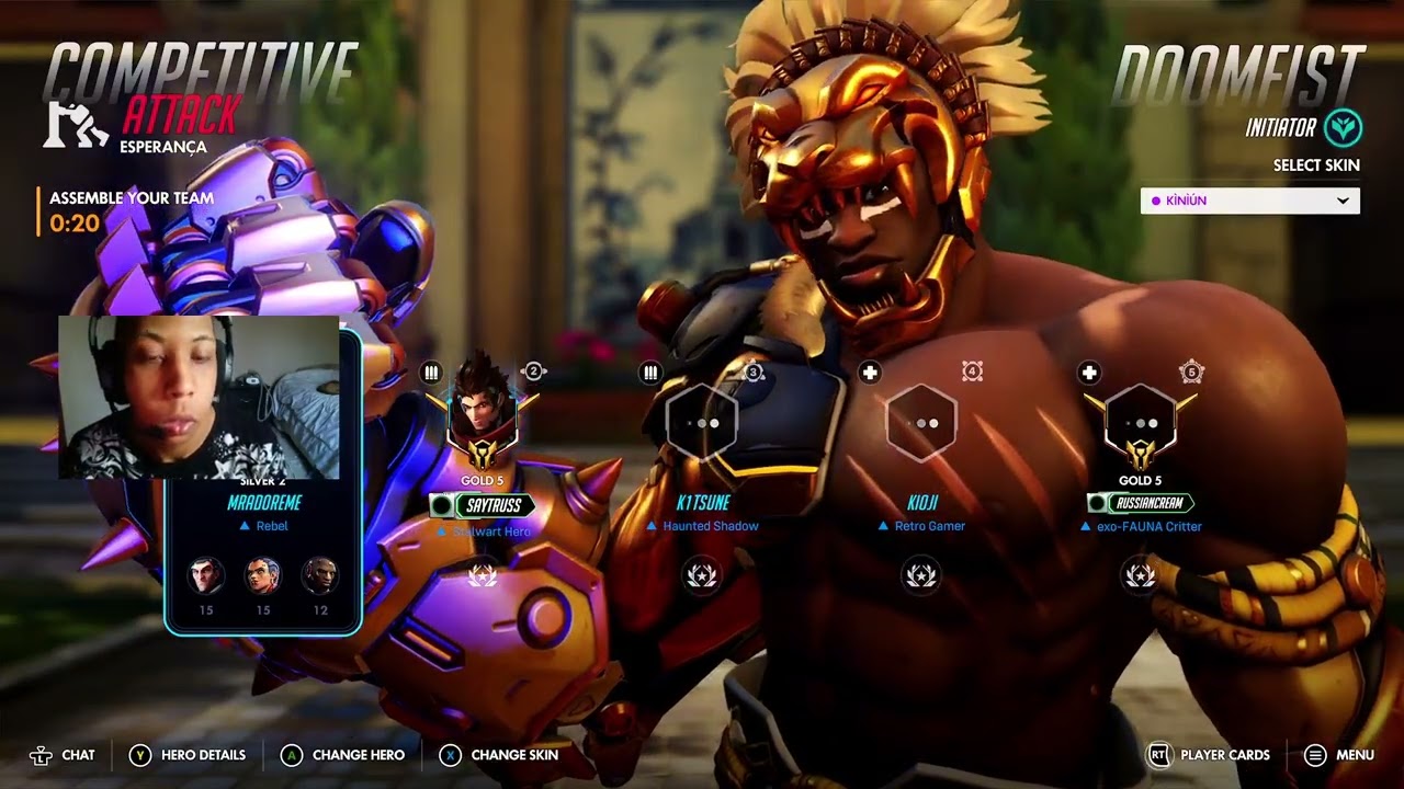doomfist rank up stream full vod
