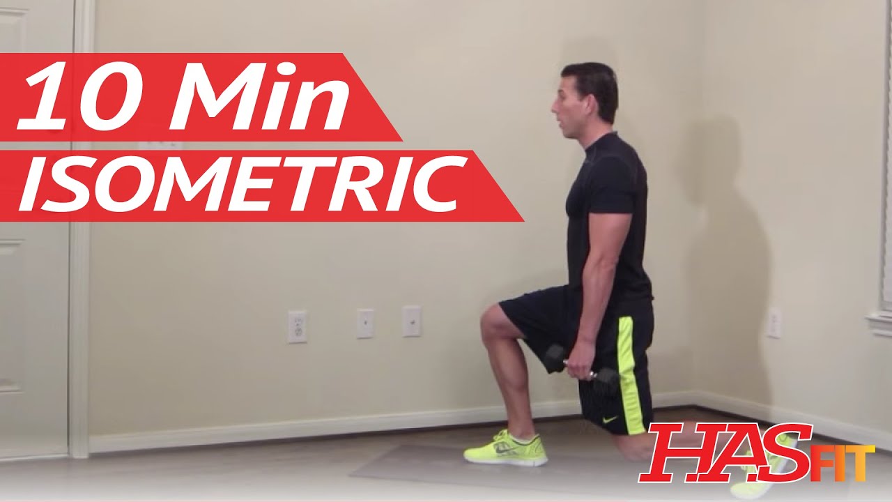 10 Minute Isometric Workout - HASfit Isometric Training Exercises - Isometrics Exercise