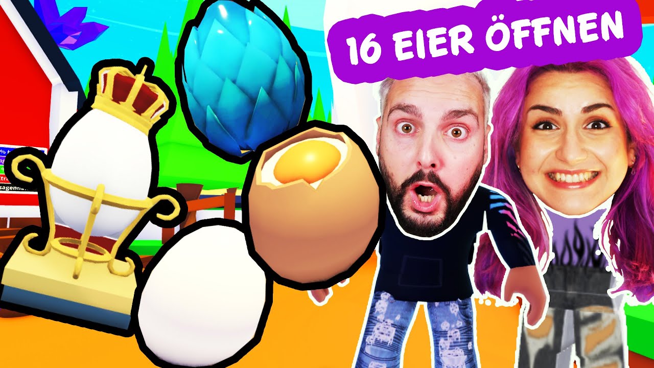 DER XXL ADOPT ME EGG TEST! Kaan + Dania packen 16 Eier aus! Bei welchem Ei kommt das beste Pet raus?