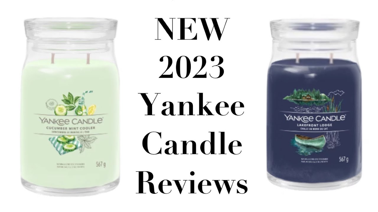 NEW 2023 Yankee Candle Reviews: Cucumber Mint Cooler & Lakefront Lodge
