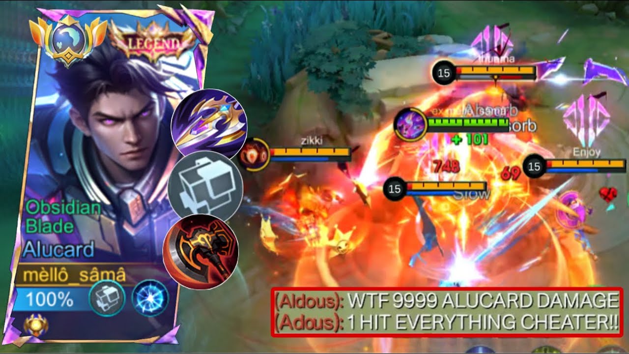 ALUCARD BEST ONE HIT BUILD 2026 (must try) MLBB