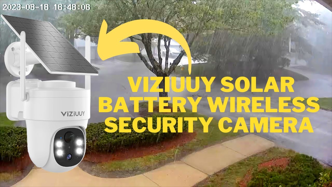 VIZIUUY Solar Battery Wireless Security Camera Outdoor Pan/Tilt Night Vision Review