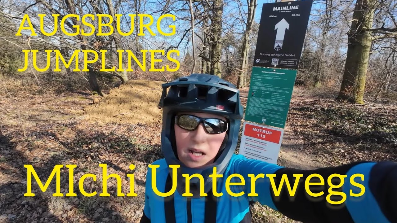 Mich's Video -  Offizielle Mountainbike Augsburg Trails - Jumplines - Erstes mal 2025