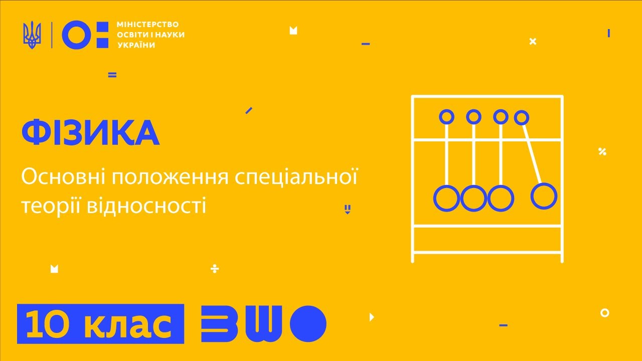 10 клас. Фізика. Основні положення спеціальної теорії відносності