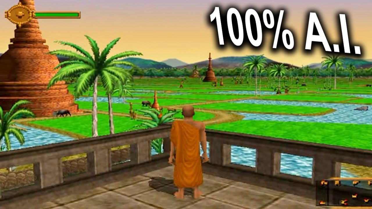 History of Thailand as a PS1 Game (A.I. Video)