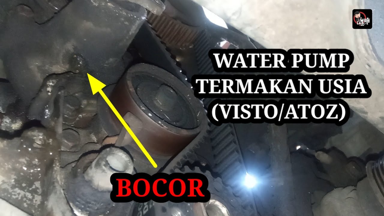 Cara mengganti water pump kia visto hyundai atoz
