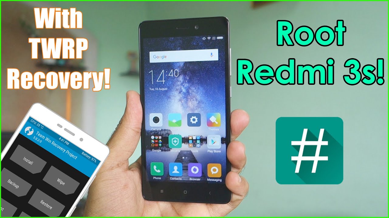 How to Root Redmi 3s/Prime! With TWRP Recovery- NO DATA LOSS