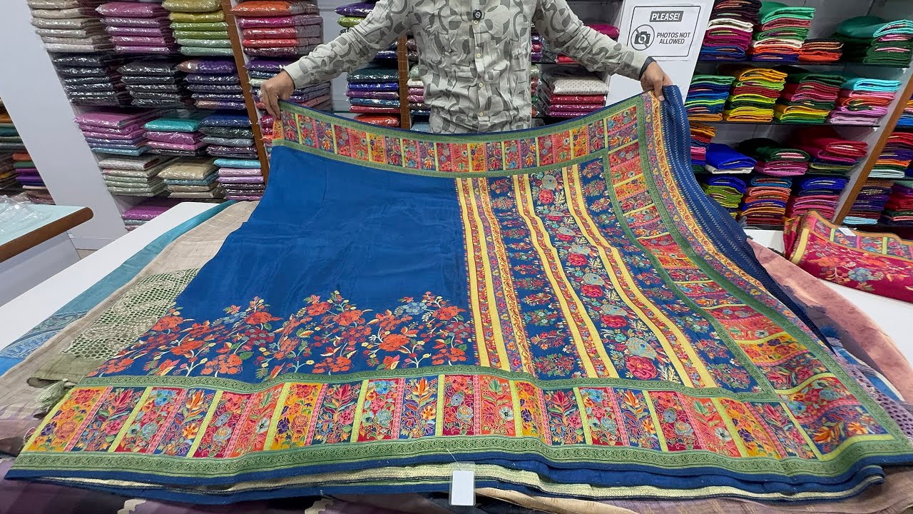 ‼️Very unique collection’s of designer saree’s, such as tussar silk, semi crepe, pachmina silk saree