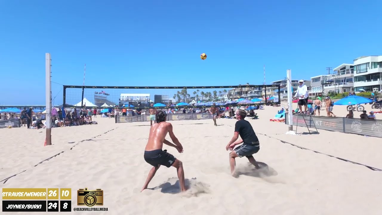 Arkansas vs California | AVP Manhattan Beach Open (2024) | Joyner/Burki vs Wenger/Strause