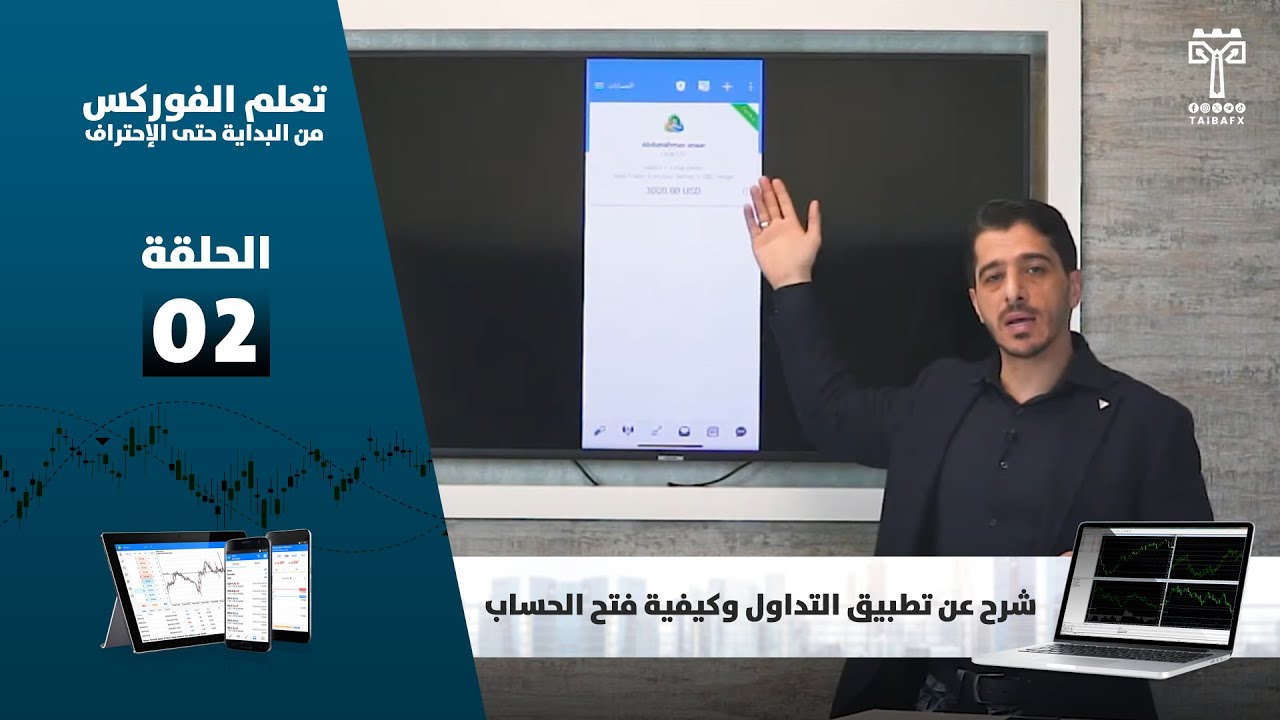 الحلقة الثانية : شرح عن تطبيق Meta Trader وكيفية فتح الحساب