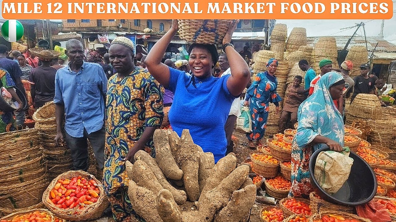 Cheap Foodstuff: Prices of Food Items in Mile 12 Market, Lagos, Nigeria | Hear from the sellers