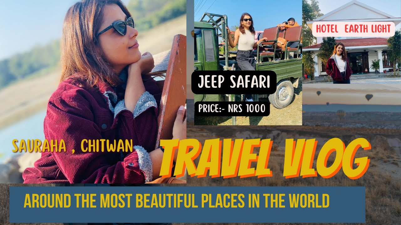 Short trip to Chitwan | Jungle Safari | Sauraha | Hatti Mahotsab 2080 ||PIKUU VLOG|