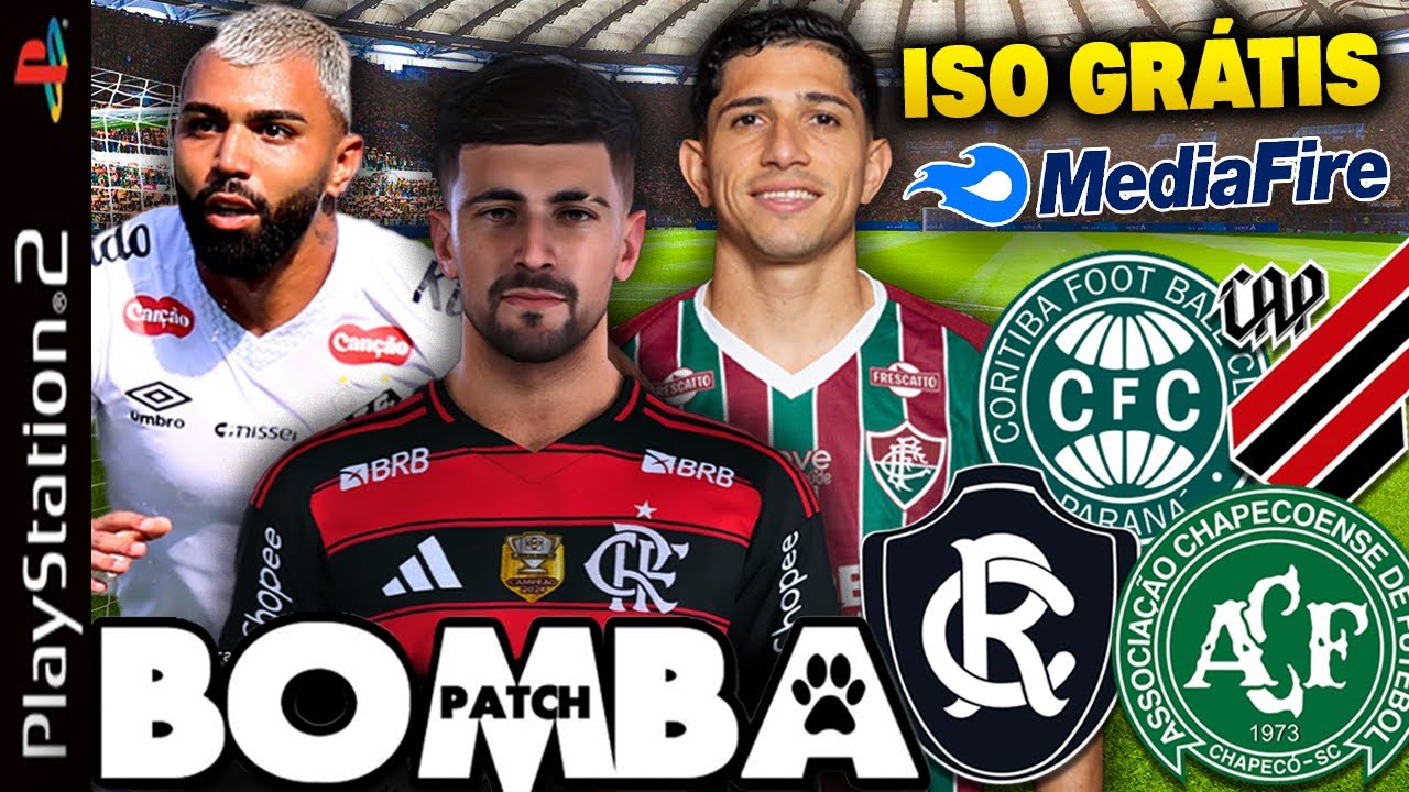 🎮 BOMBA PATCH 2026 (PS2) BRASILEIRÃO LANÇAMENTO LINK DIRETO GRÁTIS! (PS2, PCSX2 E AETHERSX2) ⚽