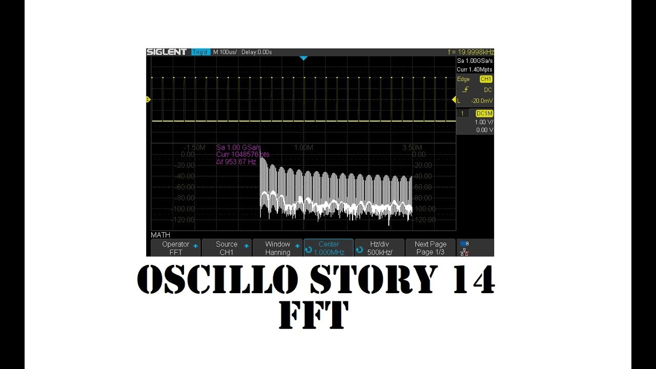 Cyrob : Oscillo Story 14 FFT, l'Analyseur de spectre du pauvre...