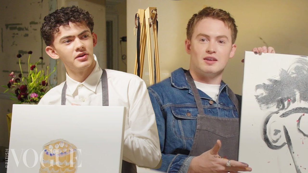 Heartstopper’s Kit Connor & Joe Locke Take on a Painting Challenge | Vogue Challenges