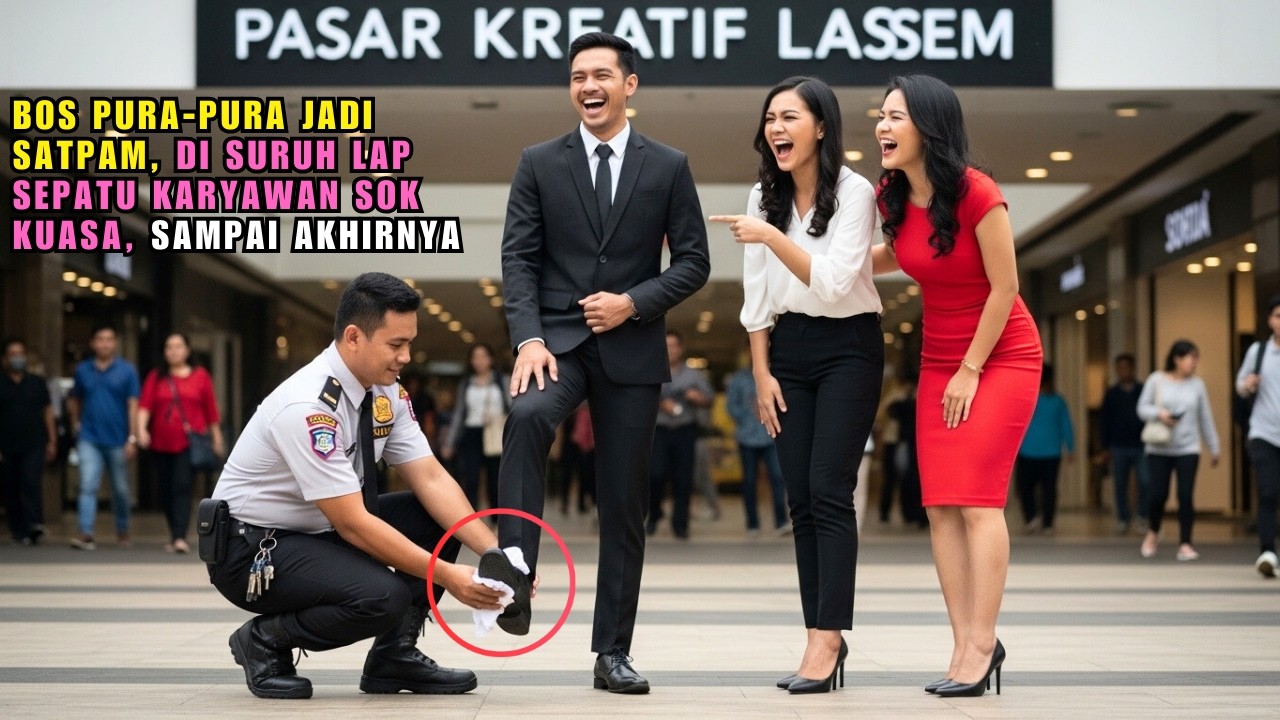SATPAM INI DIHINA & DISURUH LAP SEPATU DI DEPAN MALL... MEREKA BARU DIAM SAAT TAHU DIA TERNYATA..