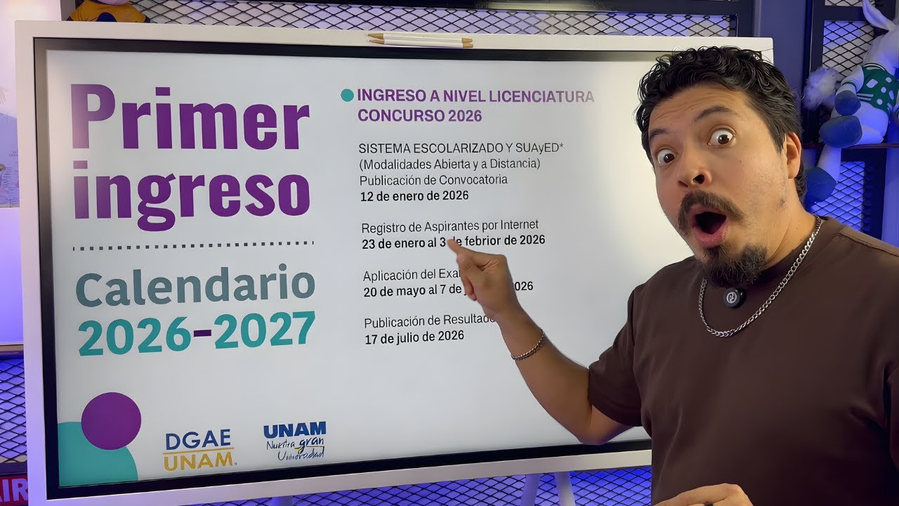 Todo sobre la nueva convocatoria de la UNAM para el ingreso en 2026