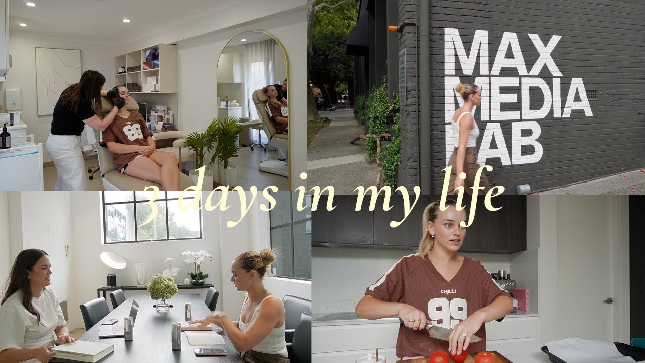 3 days at home: cooking, beauty appointments, meetings + Q&A