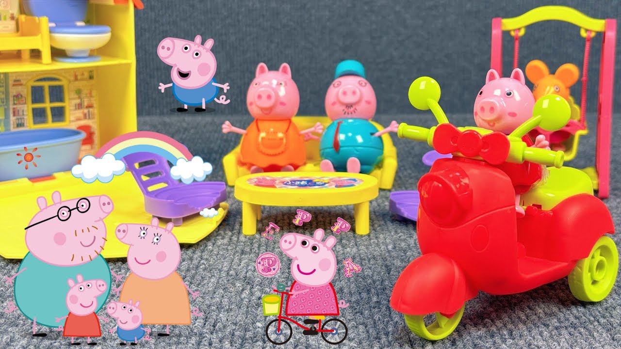 Peppa Pig Peppa Pig Family House Music Playset Unboxing & Assembly | Oddly Satisfying ASMR