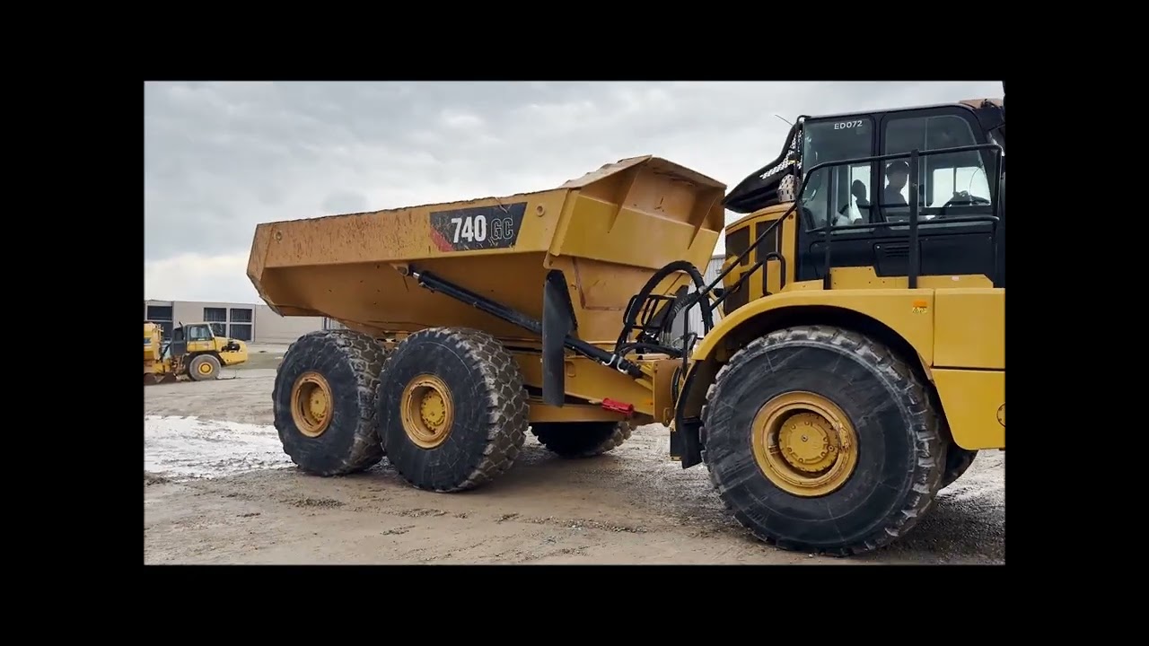2020 Caterpillar 740GC sn 00346 6WD dump truck PART 1 InspectEquipment.Com