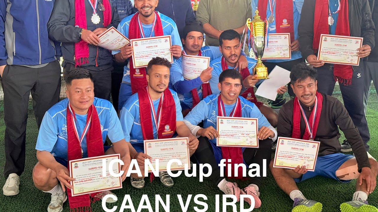 Team CAAN – Runner-Up | ICAN Cup Futsal Tournament Final | CAAN vs IRD