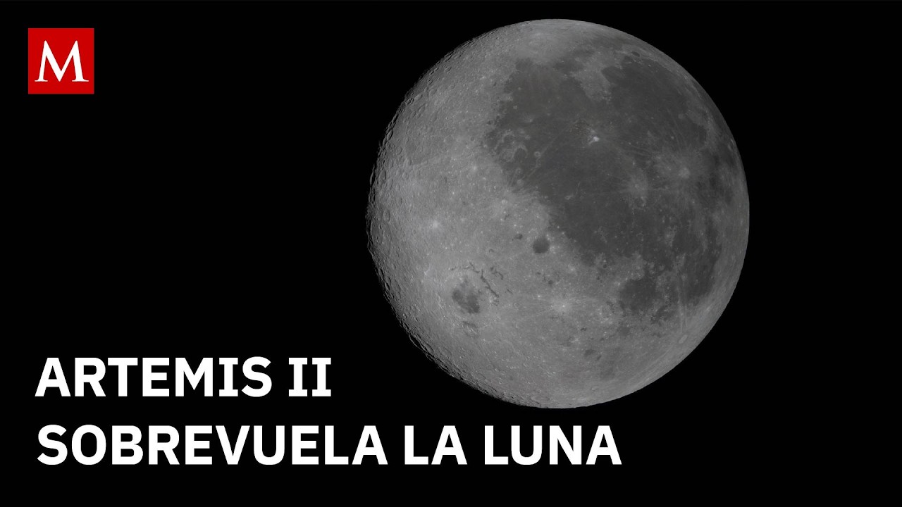 Misi&oacute;n Artemis II realiza sobrevuelo en la luna