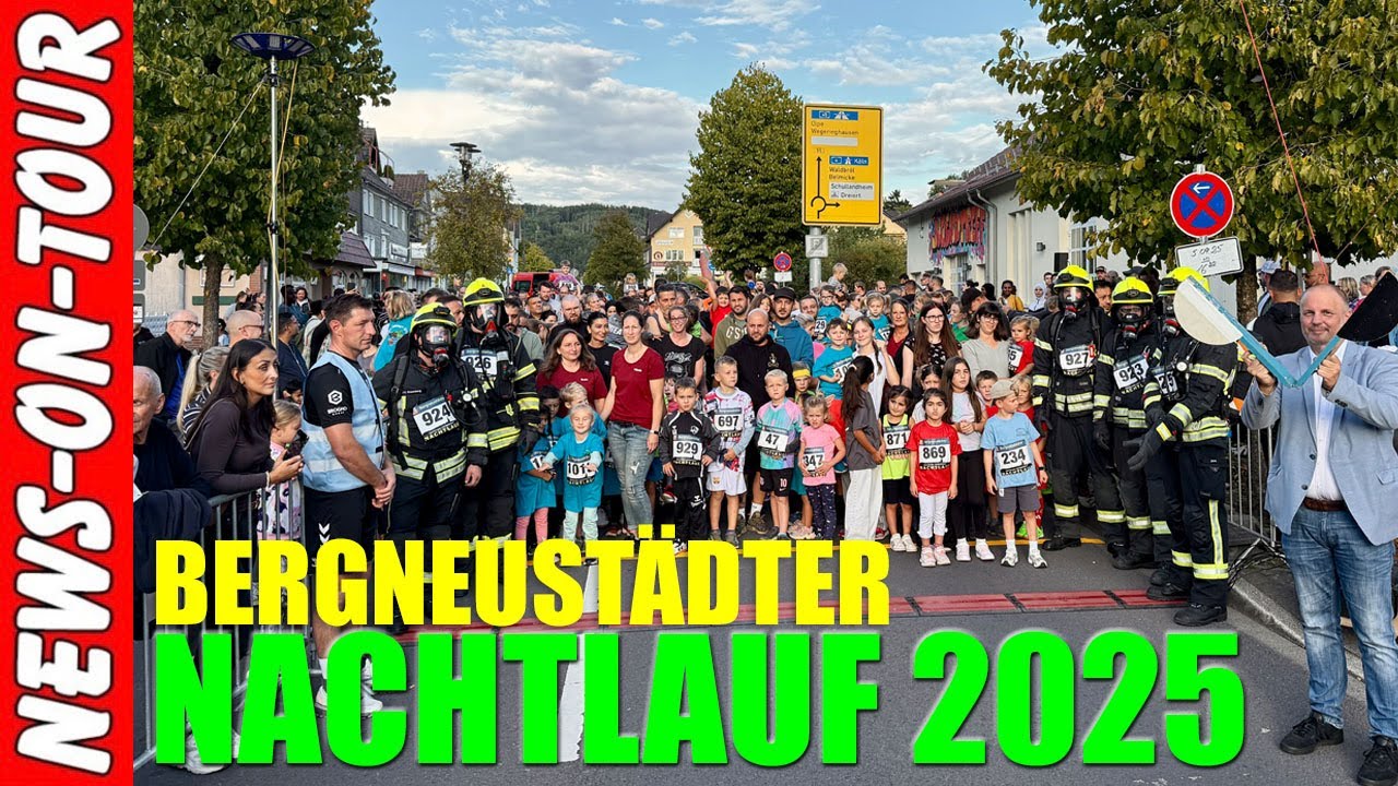 Nachtlauf Bergneustadt 2025: 1.409 Läufer, Bambini 800 m & Schüler 2.4 km Highlights