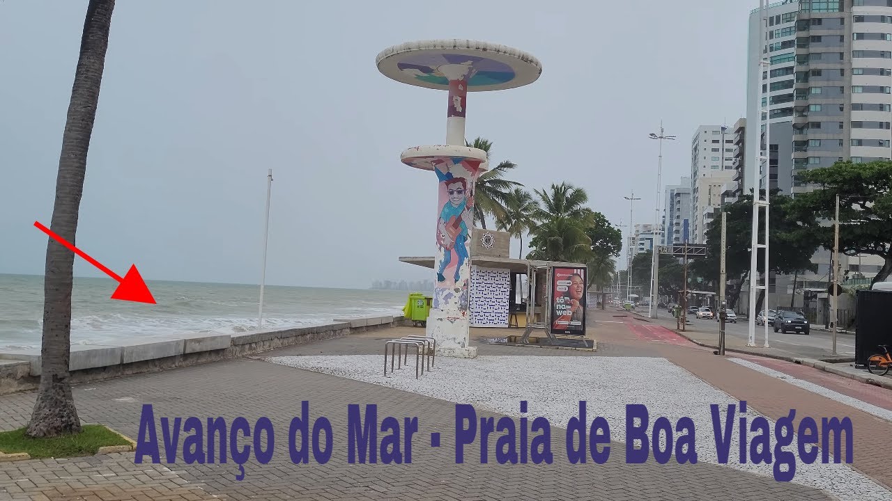 Insano! Avanço do Mar na Praia de Boa Viagem