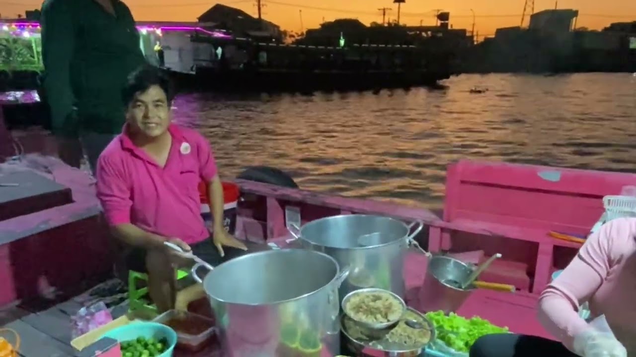 Cai Rang Floating Market, Can Tho Province, Vietnam: Food vendors on the river.